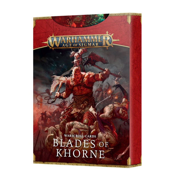 Warhammer: Age of Sigmar - Blades of Khorne - Warscroll Cards available at 401 Games Canada