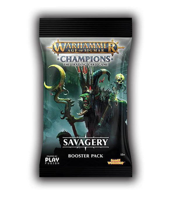 Warhammer - Age of Sigmar - Champions - Savagery Booster Pack available at 401 Games Canada