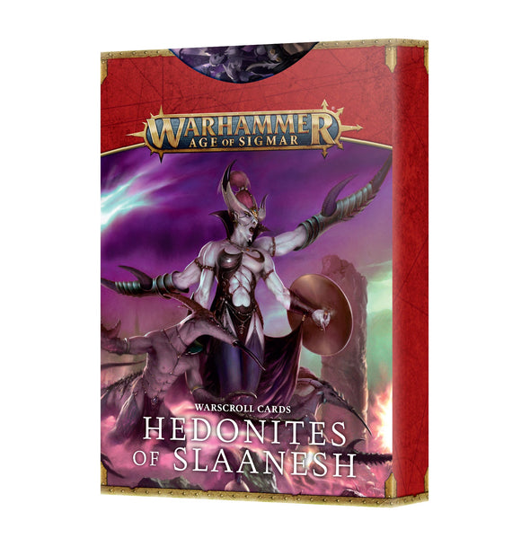 Warhammer: Age of Sigmar - Hedonites of Slaanesh - Warscroll Cards available at 401 Games Canada