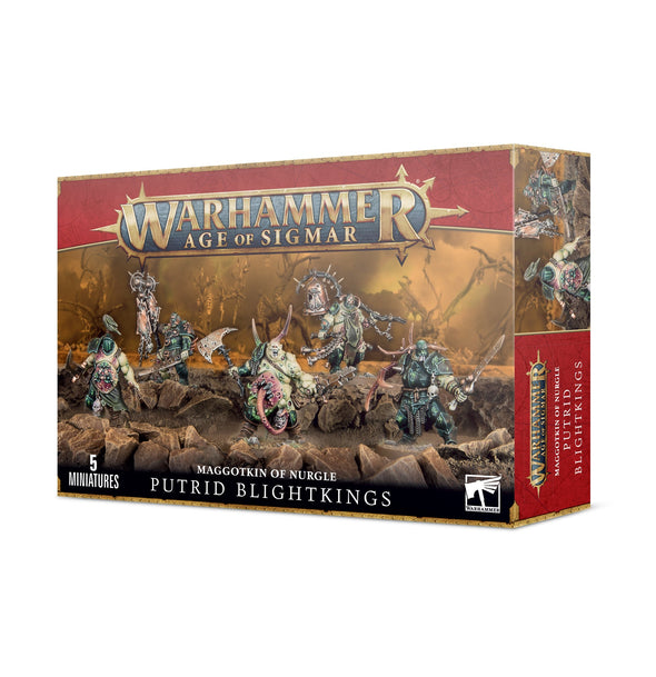 Warhammer: Age of Sigmar - Maggotkin of Nurgle - Putrid Blightkings available at 401 Games Canada