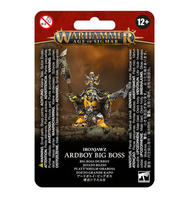 Warhammer: Age of Sigmar - Orruk Warclans - Ardboy Big Boss available at 401 Games Canada