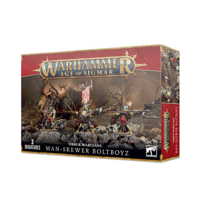 Warhammer: Age of Sigmar - Orruk Warclans - Man-Skewer Boltboyz available at 401 Games Canada