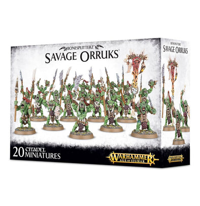 Warhammer: Age of Sigmar - Orruk Warclans - Savage Orruks available at 401 Games Canada