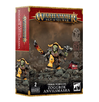 Warhammer: Age of Sigmar - Orruk Warclans - Zoggrok Anvilsmasha available at 401 Games Canada