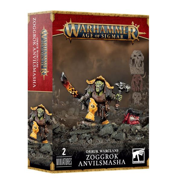 Warhammer: Age of Sigmar - Orruk Warclans - Zoggrok Anvilsmasha available at 401 Games Canada