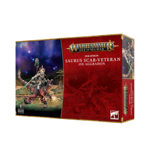 Warhammer: Age of Sigmar - Seraphon - Saurus Scar-Veteran on Aggradon available at 401 Games Canada