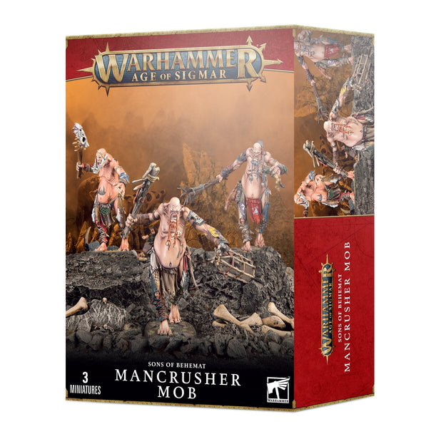 Warhammer: Age of Sigmar - Sons of Behemat - Mancrusher Mob available at 401 Games Canada