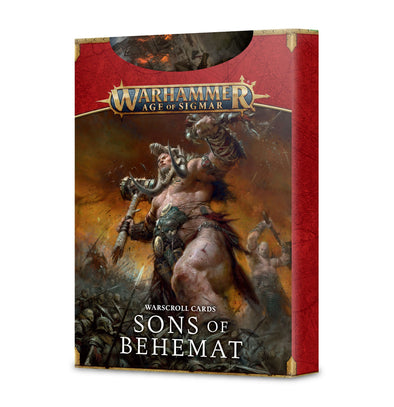 Warhammer: Age of Sigmar - Sons of Behemat - Warscroll Cards available at 401 Games Canada