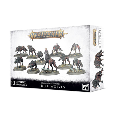 Warhammer: Age of Sigmar - Soulblight Gravelords - Dire Wolves available at 401 Games Canada