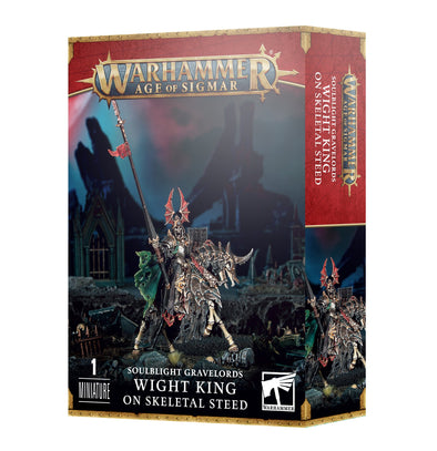 Warhammer: Age of Sigmar - Soulblight Gravelords - Wight King on Skeletal Steed available at 401 Games Canada