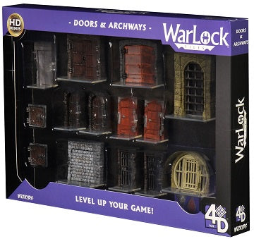 Warlock Dungeon Tiles - Doors & Archways available at 401 Games Canada