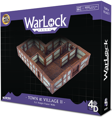 Warlock Dungeon Tiles - Town/Village II - Plaster Walls available at 401 Games Canada