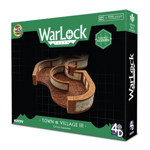 Warlock Dungeon Tiles - Town/Village III - Curves available at 401 Games Canada