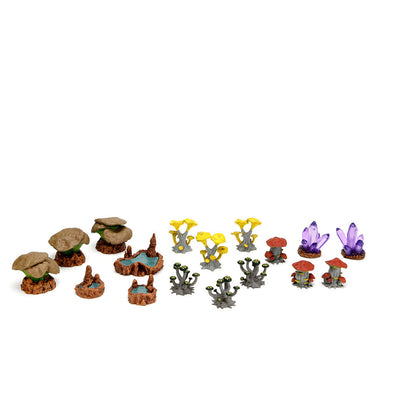 Warlock Tiles - Caverns Accessory - Mushrooms & Pools available at 401 Games Canada