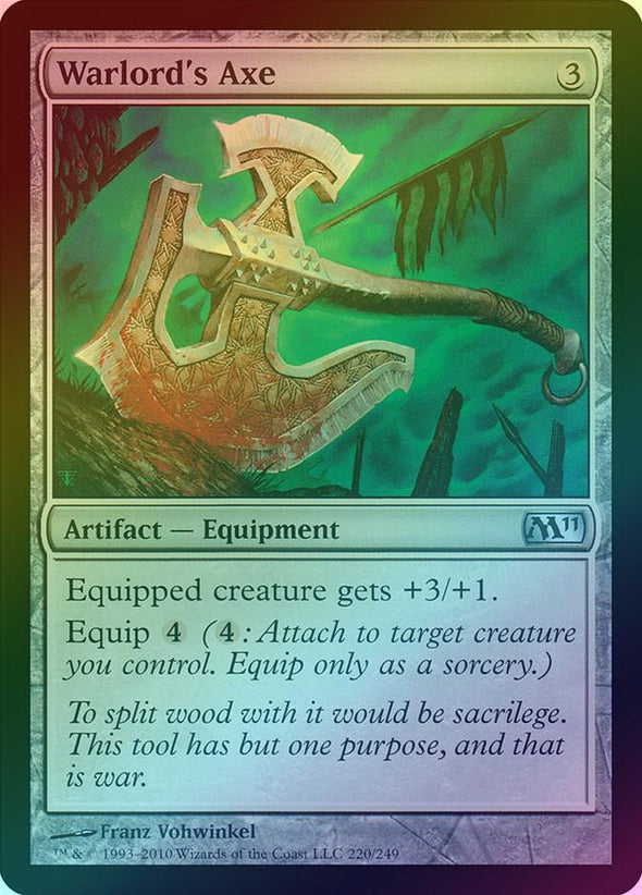 Warlord's Axe (Foil) (M11) available at 401 Games Canada
