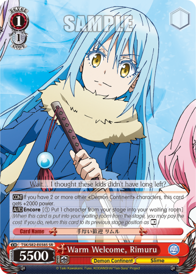 Warm Welcome, Rimuru (SR) available at 401 Games Canada