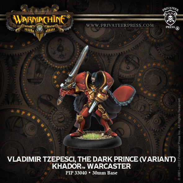 Warmachine - Khador - Vladimir, Dark Prince (Variant Pose) available at 401 Games Canada