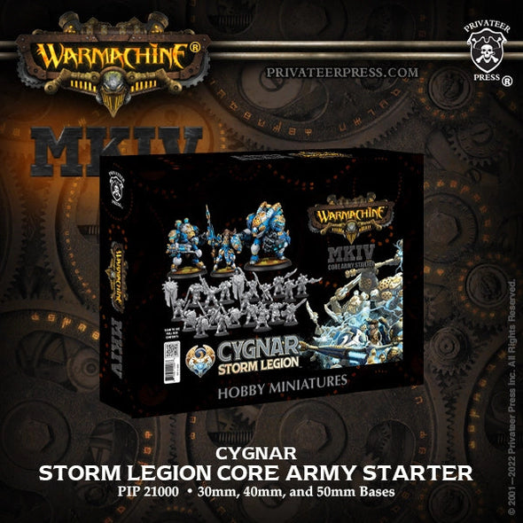 Warmachine MKIV - Cygnar Storm Legion - Core Army Starter available at 401 Games Canada