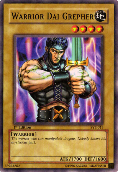 Warrior Dai Grepher - SYE-014 - Common - 1st Edition available at 401 Games Canada