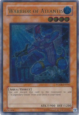 Warrior of Atlantis - FOTB-EN016 - Ultimate Rare - Unlimited available at 401 Games Canada