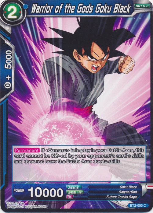 Warrior of the Gods Goku Black - BT2-055 - Common available at 401 Games Canada