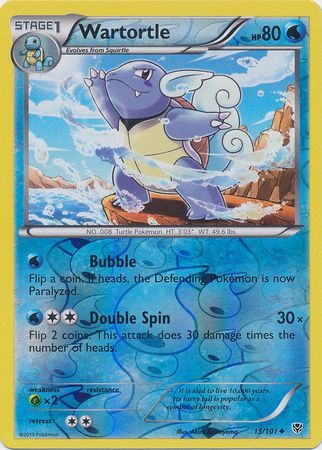 Wartortle - 15/101 - Uncommon - Reverse Holo available at 401 Games Canada
