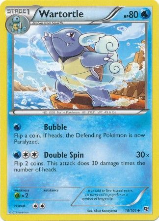 Wartortle - 15/101 - Uncommon available at 401 Games Canada