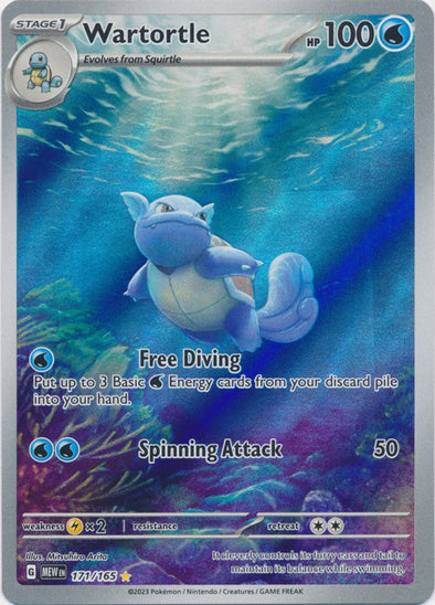 Wartortle - 171/165 - Illustration Rare available at 401 Games Canada