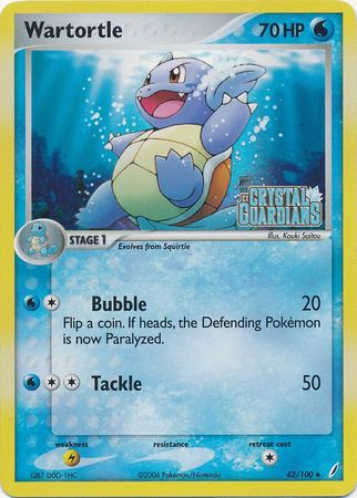 Wartortle - 42/100 - Uncommon - Reverse Holo available at 401 Games Canada