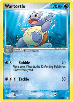 Wartortle - 42/100 - Uncommon available at 401 Games Canada