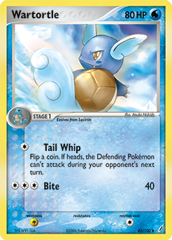Wartortle - 43/100 - Uncommon available at 401 Games Canada