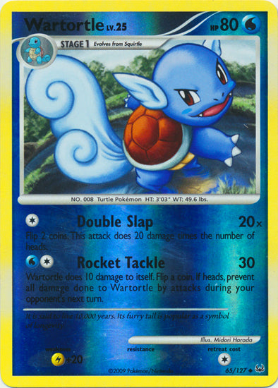 Wartortle - 65/127 - Uncommon - Reverse Holo available at 401 Games Canada