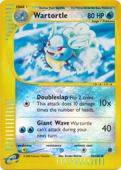 Wartortle - 92/165 - Uncommon - Reverse Holo available at 401 Games Canada