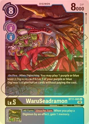 WaruSeadramon (Foil) - BT11-085 - Uncommon available at 401 Games Canada
