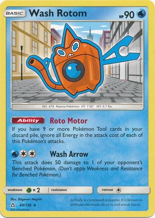 Wash Rotom - 40/156 - Rare available at 401 Games Canada