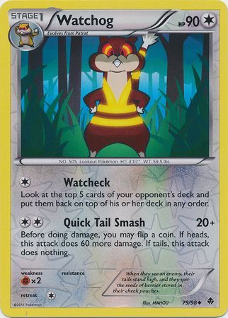 Watchog - 79/98 - Uncommon - Reverse Holo available at 401 Games Canada