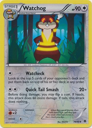 Watchog - 79/98 - Uncommon - Reverse Holo available at 401 Games Canada