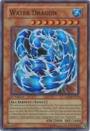 Water Dragon - EEN-EN015 - Super Rare - 1st Edition available at 401 Games Canada