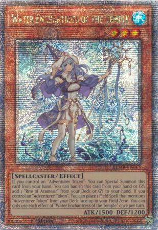 Water Enchantress of the Temple - BLMR-EN065 - Quarter Century Secret Rare - 1st Edition available at 401 Games Canada