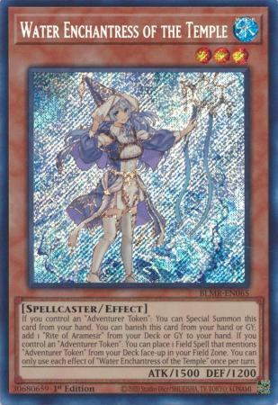 Water Enchantress of the Temple - BLMR-EN065 - Secret Rare - 1st Edition available at 401 Games Canada