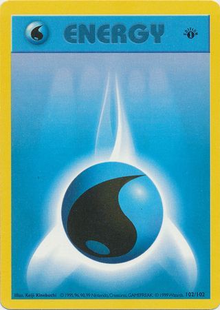 Water Energy - 102/102 - Common - 1st Edition available at 401 Games Canada