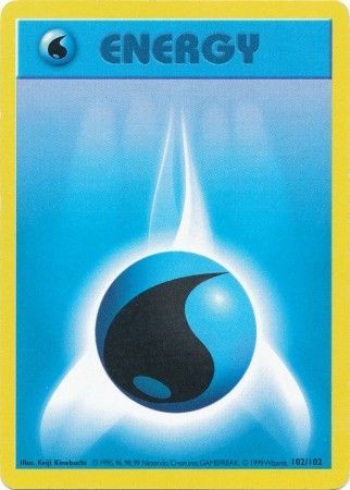 Water Energy - 102/102 - Common - Shadowless available at 401 Games Canada