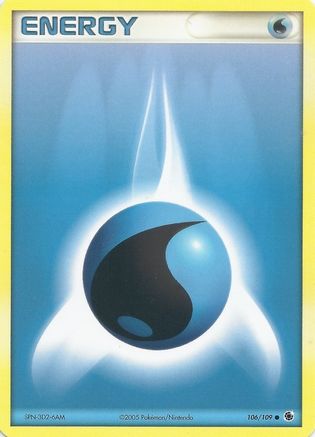 Water Energy - 106/109 - Common (No "e" Symbol) available at 401 Games Canada