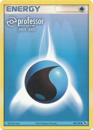 Water Energy - 106/109 - Promo (Professor Program 2004-05) available at 401 Games Canada