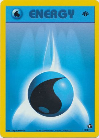 Water Energy - 111/111 - Common - 1st Edition available at 401 Games Canada