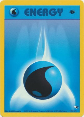 Water Energy - 132/132 - Common - 1st Edition available at 401 Games Canada