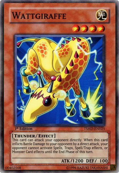 Wattgiraffe - TSHD-EN025 - Super Rare - 1st Edition available at 401 Games Canada