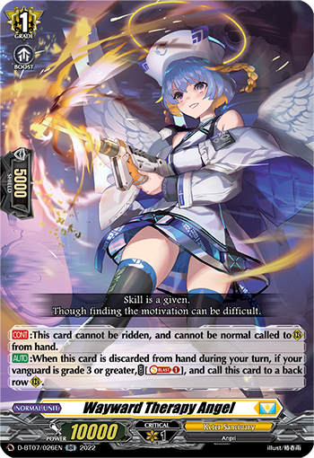 Wayward Therapy Angel - D-BT07/026 - Double Rare available at 401 Games Canada