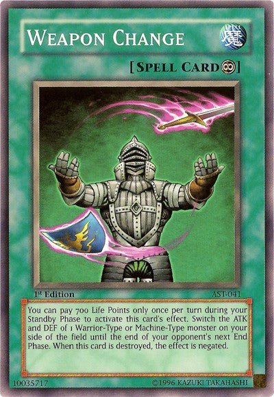 Weapon Change - AST-041 - Common - 1st Edition available at 401 Games Canada