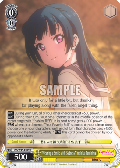 "Wearing a Smile with Sadness" Yoshiko Tsushima - LSS/W45-E019 - Common available at 401 Games Canada